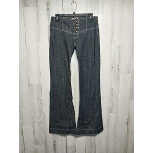 See Thru Soul Size 28 Flare Jean 4 Button